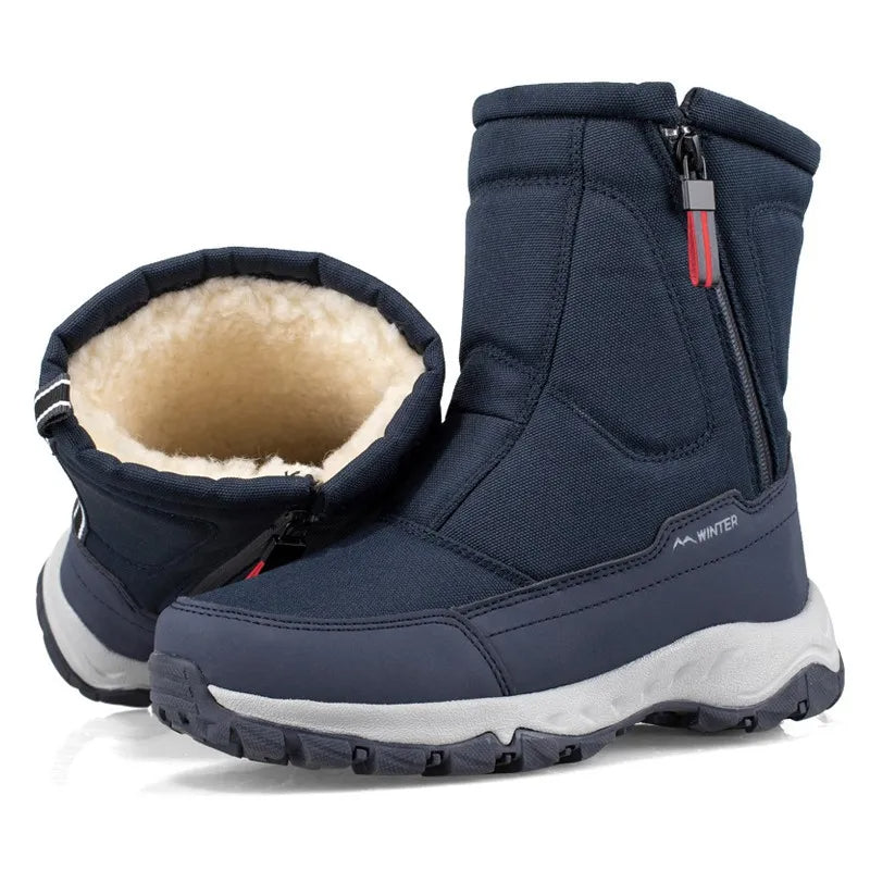 Waterdichte Heren Winterboots met Antislip Zool