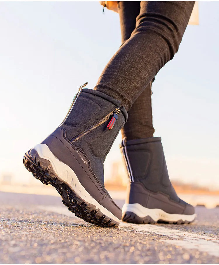 Waterdichte Heren Winterboots met Antislip Zool