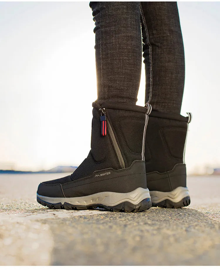 Waterdichte Heren Winterboots met Antislip Zool