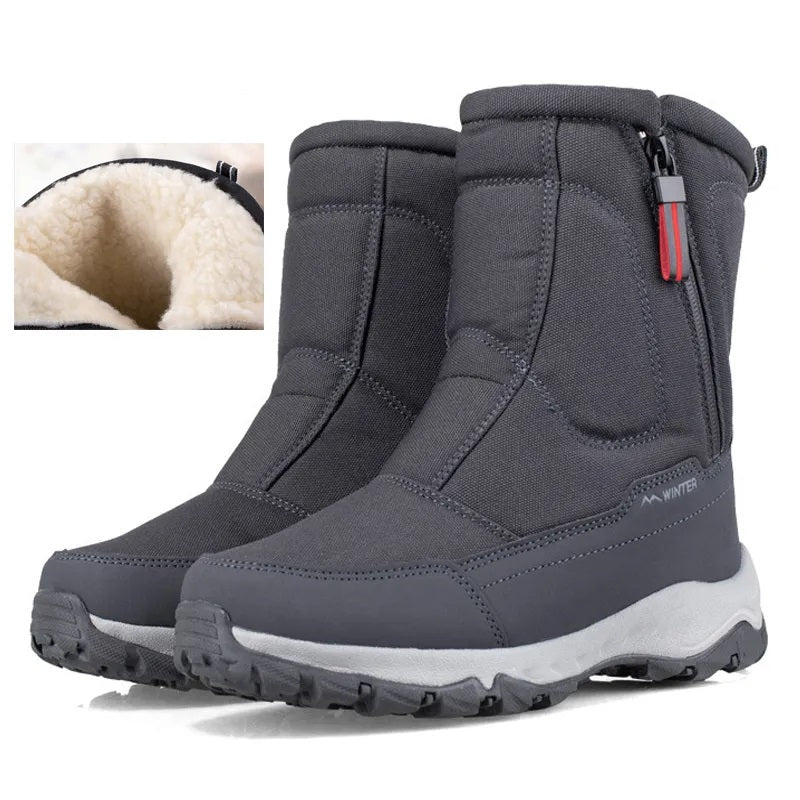 Waterdichte Heren Winterboots met Antislip Zool