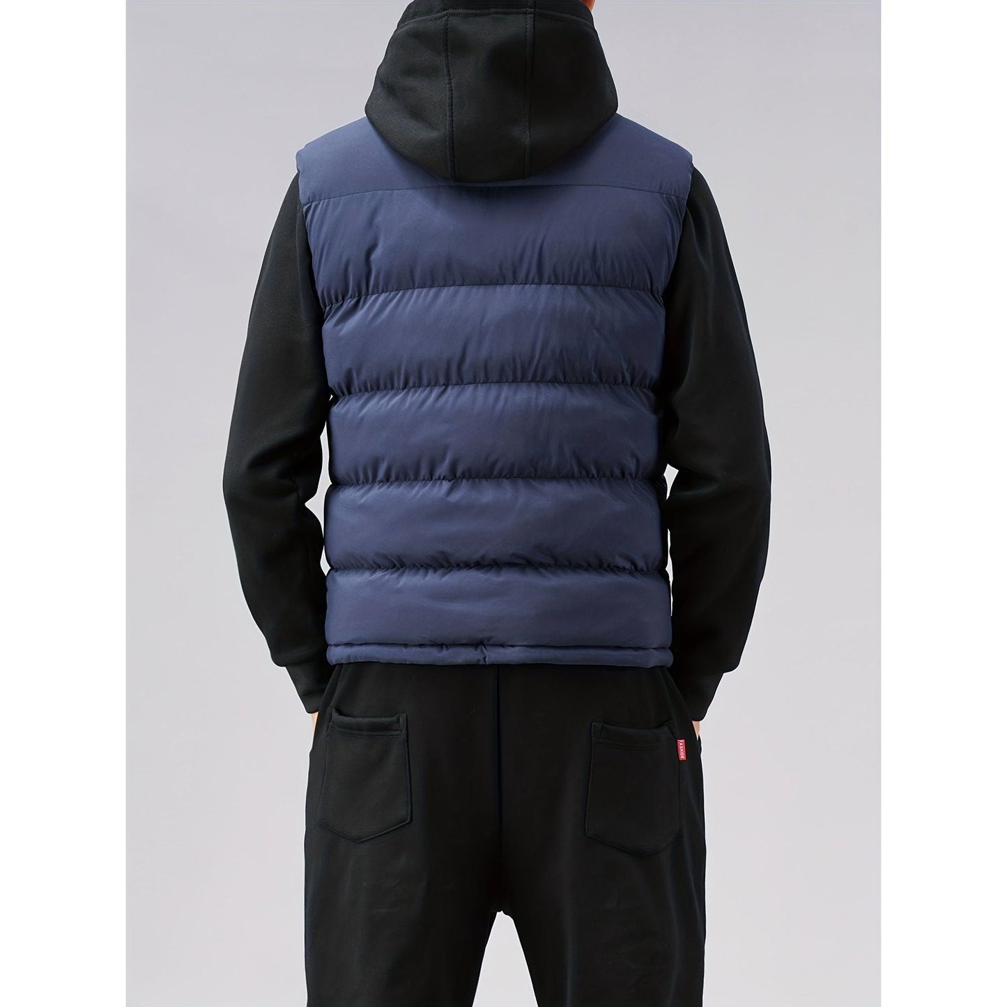 Gewatteerde Heren Bodywarmer met Ritssluiting