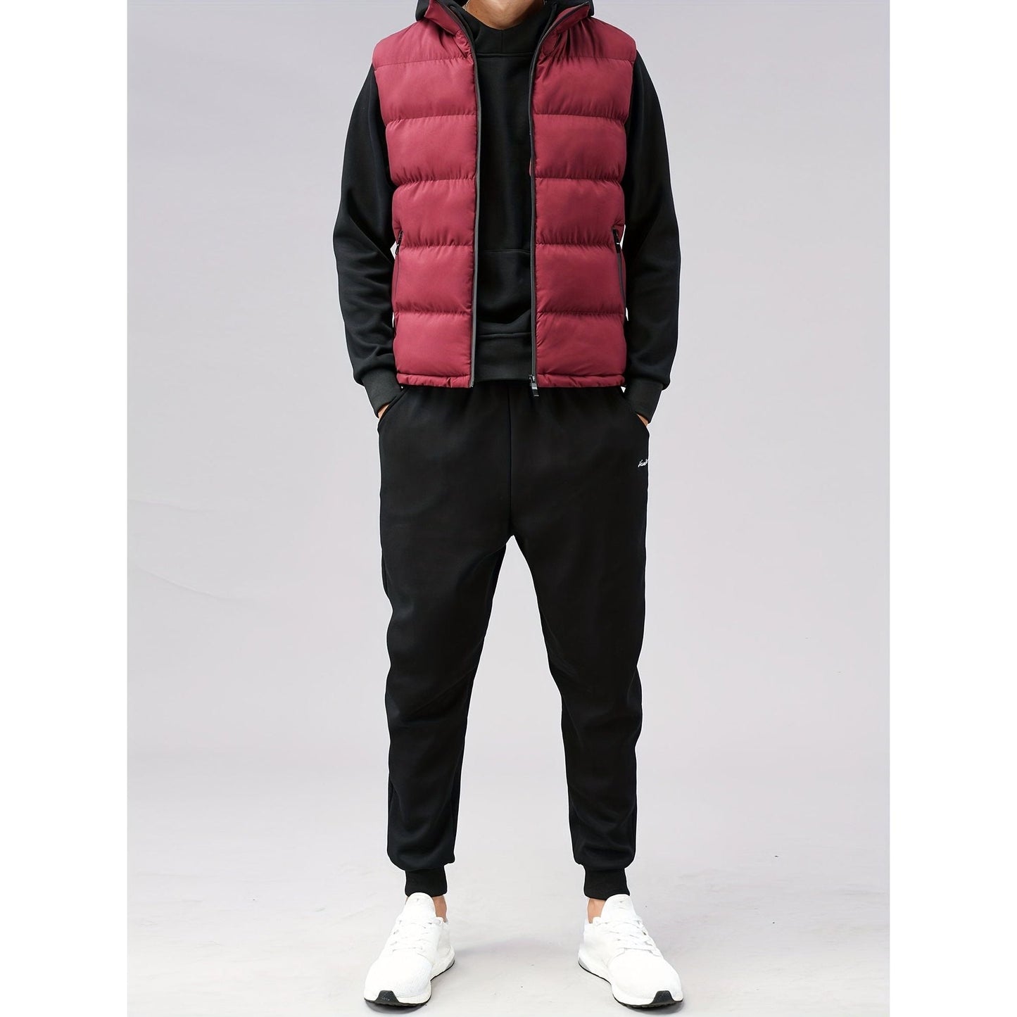 Gewatteerde Heren Bodywarmer met Ritssluiting
