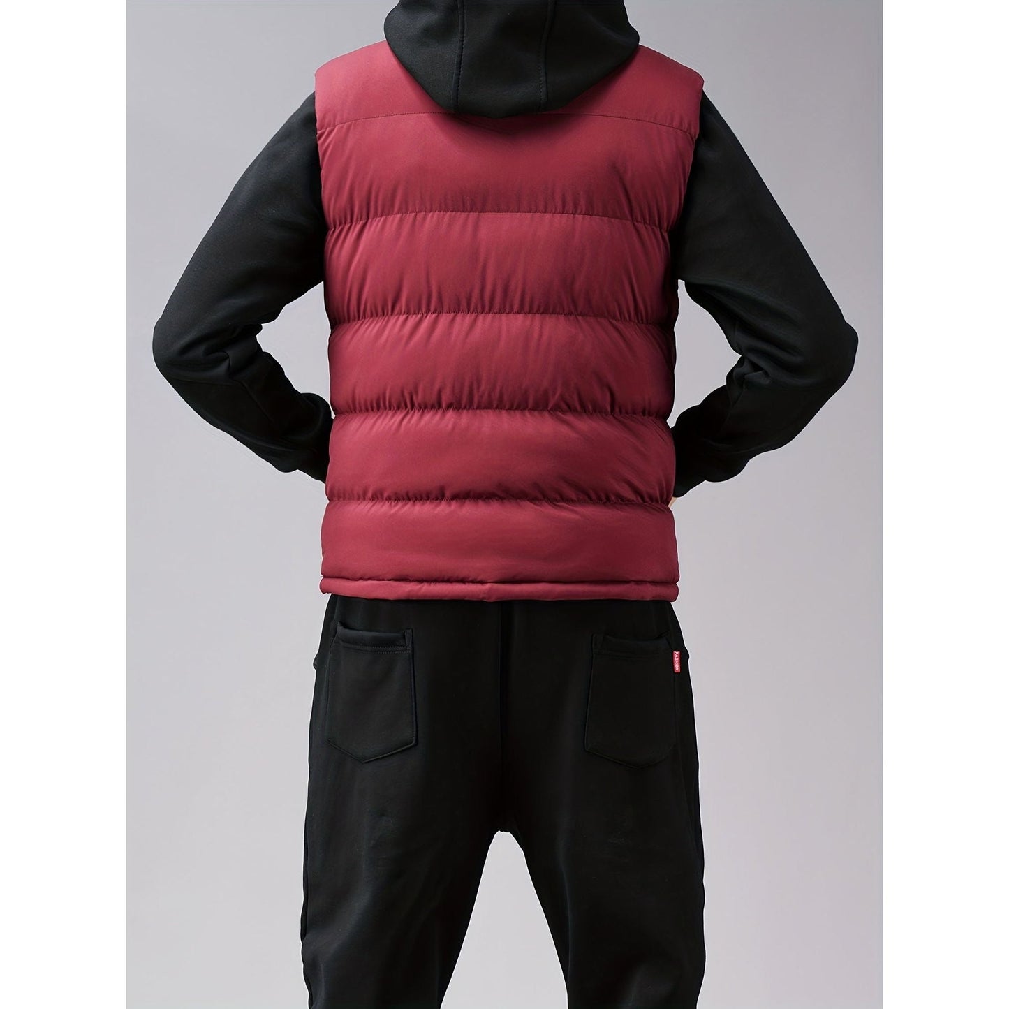 Gewatteerde Heren Bodywarmer met Ritssluiting