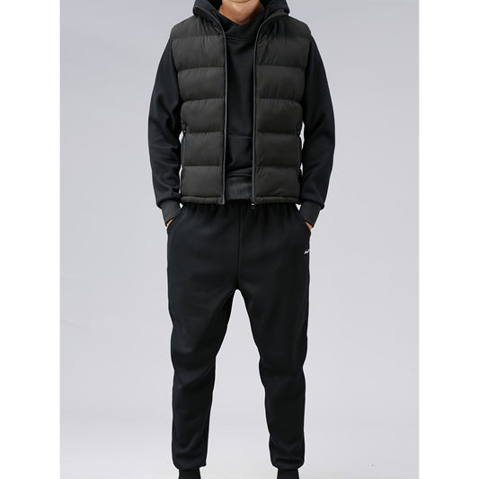Gewatteerde Heren Bodywarmer met Ritssluiting