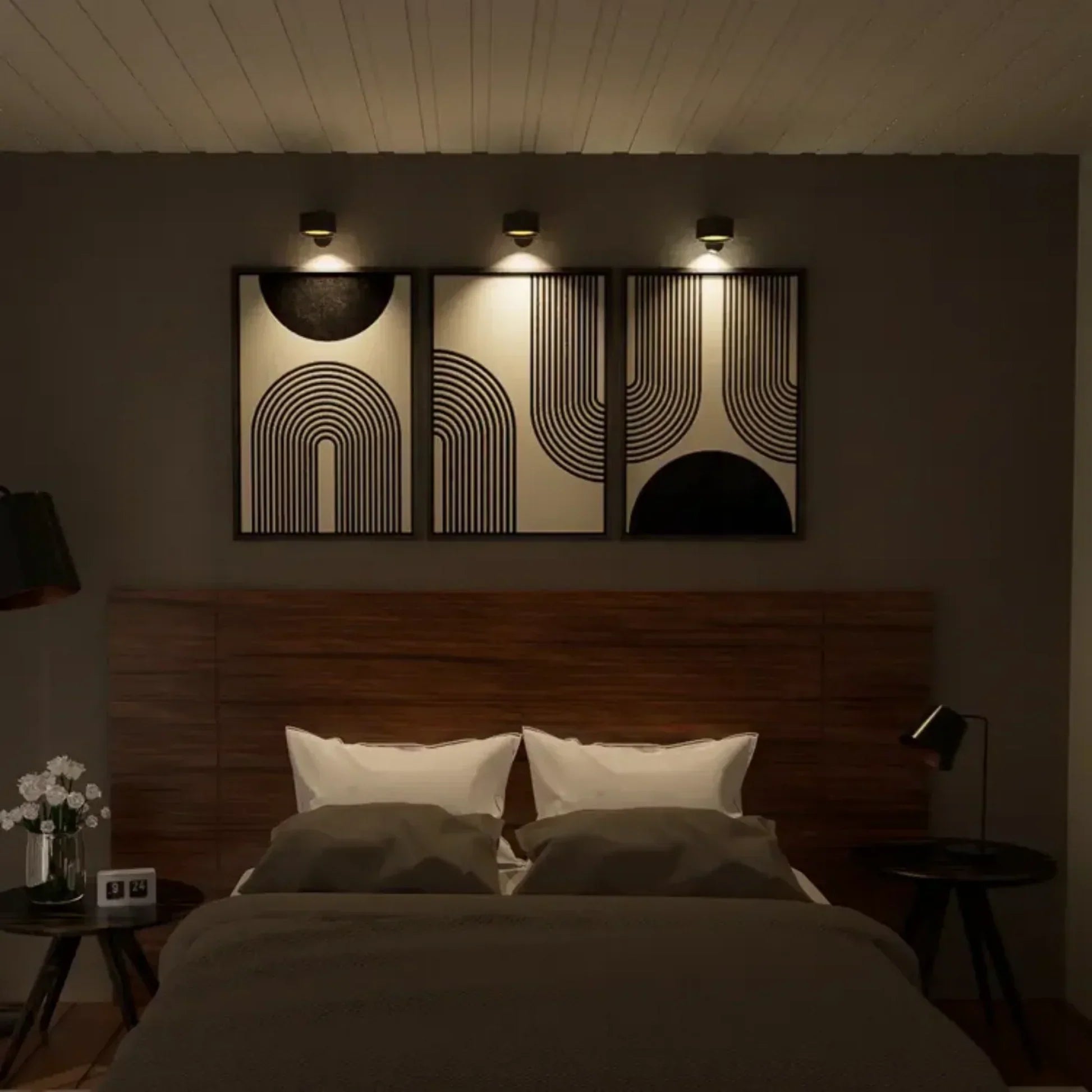 Wall Light Wireless Dimmable Nordic Minimalist | Easilo