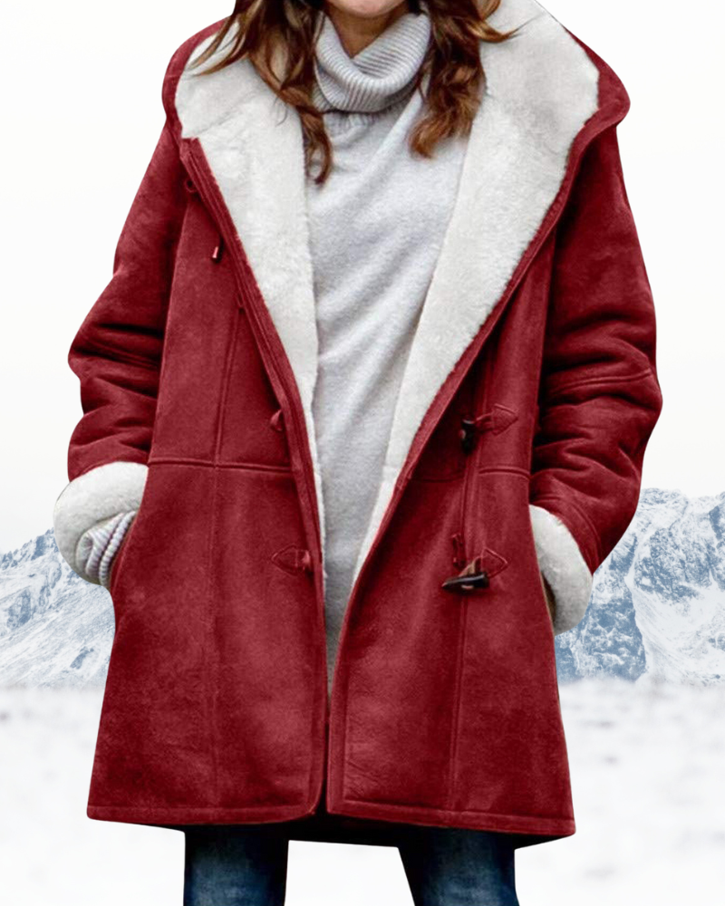 Manteau Duffle à Capuche Douillet pour Femme – Manteau Long Hiver Doublé en Polaire