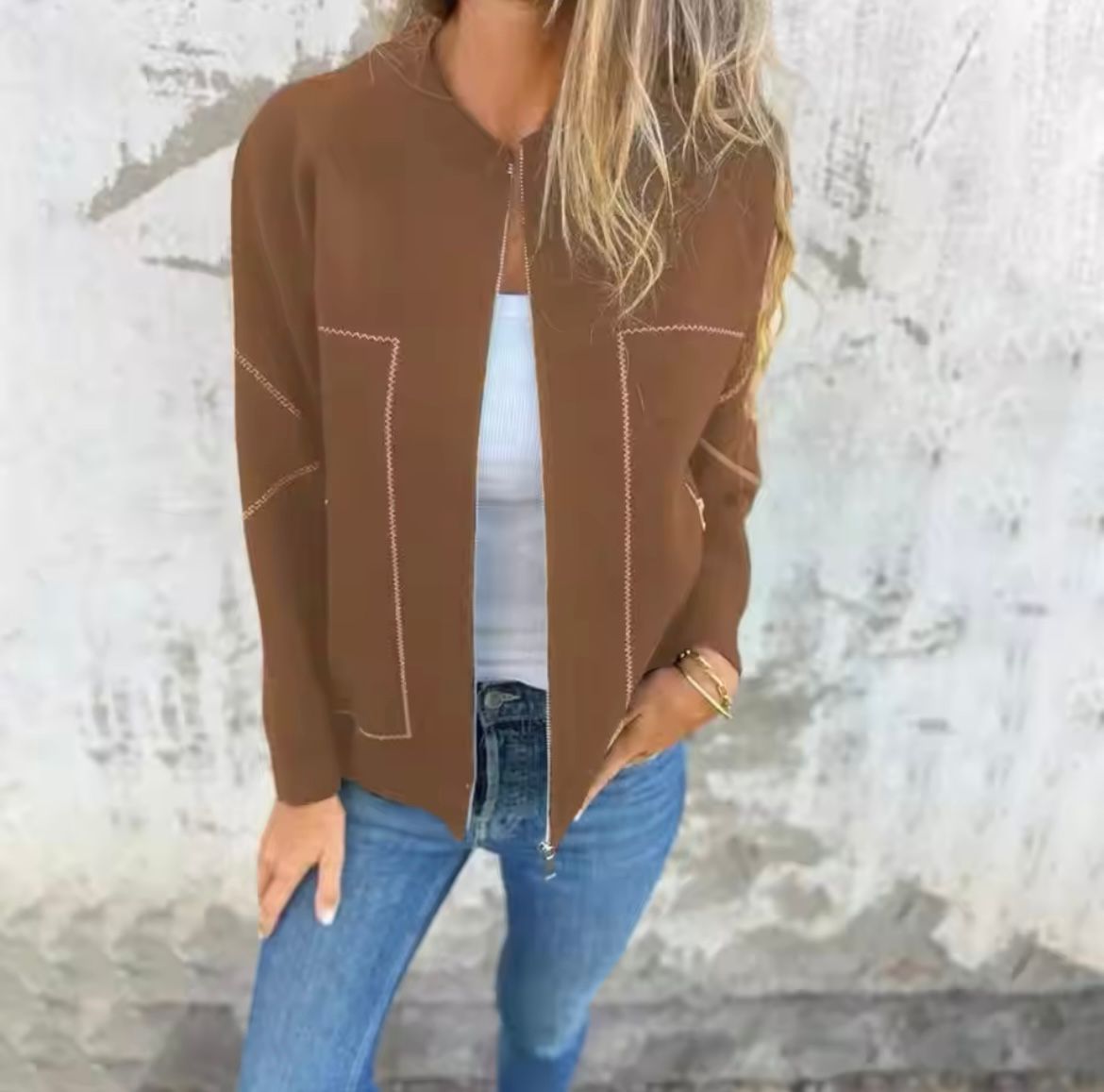 Elegance Damesjas met Rits