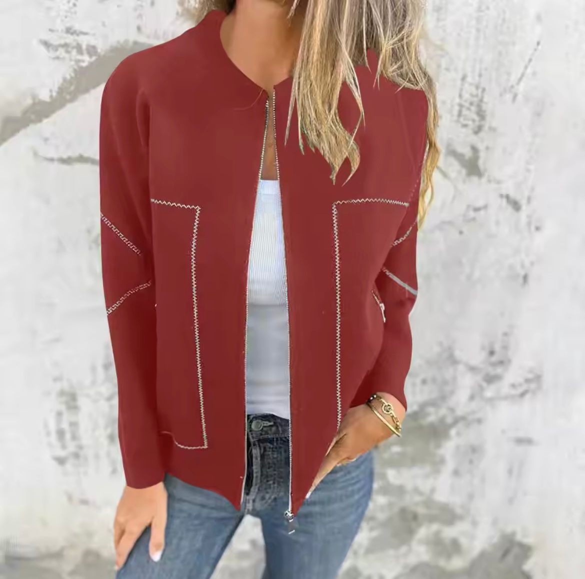 Elegance Damesjas met Rits
