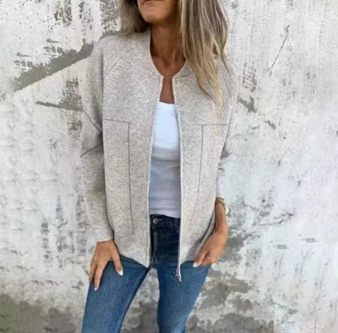 Elegance Damesjas met Rits