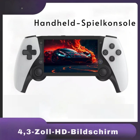 GameGlück™ / Handheld-Retrokonsole mit HDMI für sofortigen Spielspaß am TV