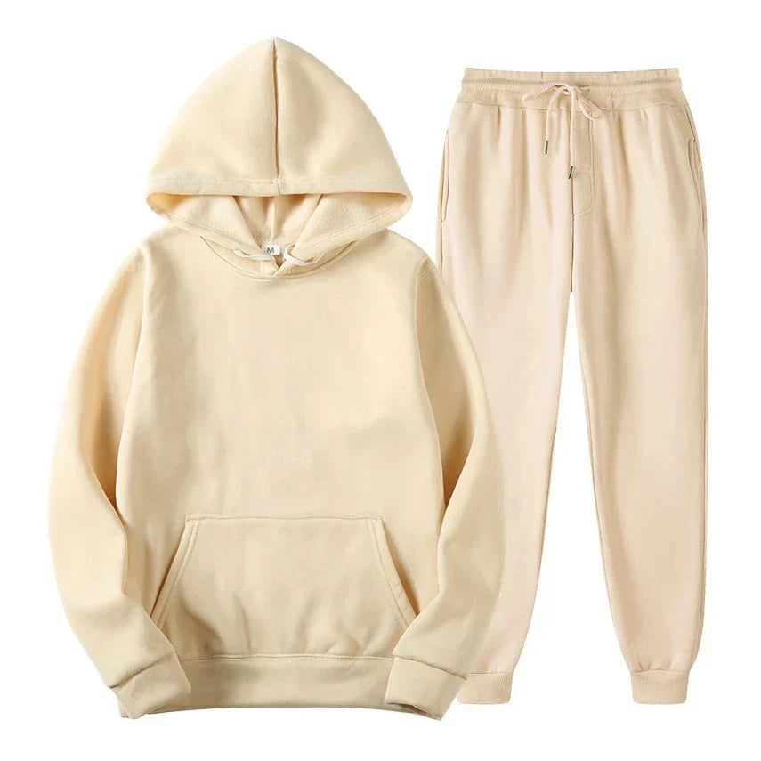 Ensemble survêtement hiver homme isolé - Polaire - Capuche - Sportif