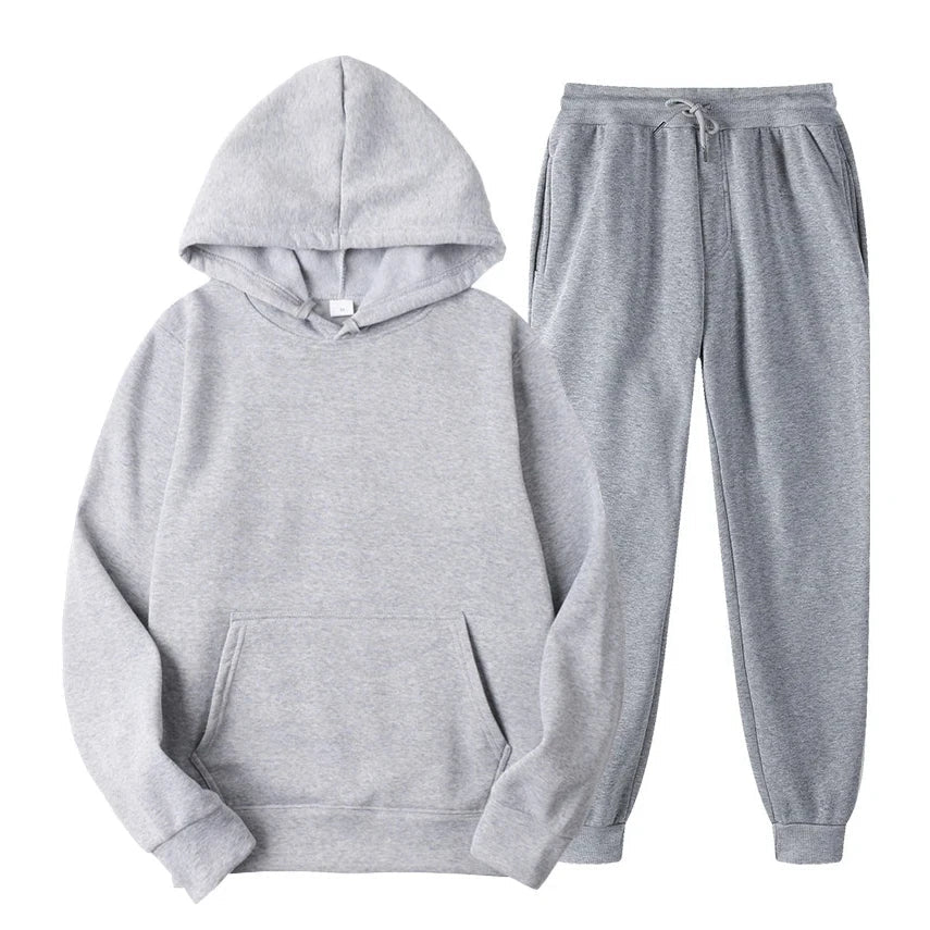 Ensemble survêtement hiver homme isolé - Polaire - Capuche - Sportif