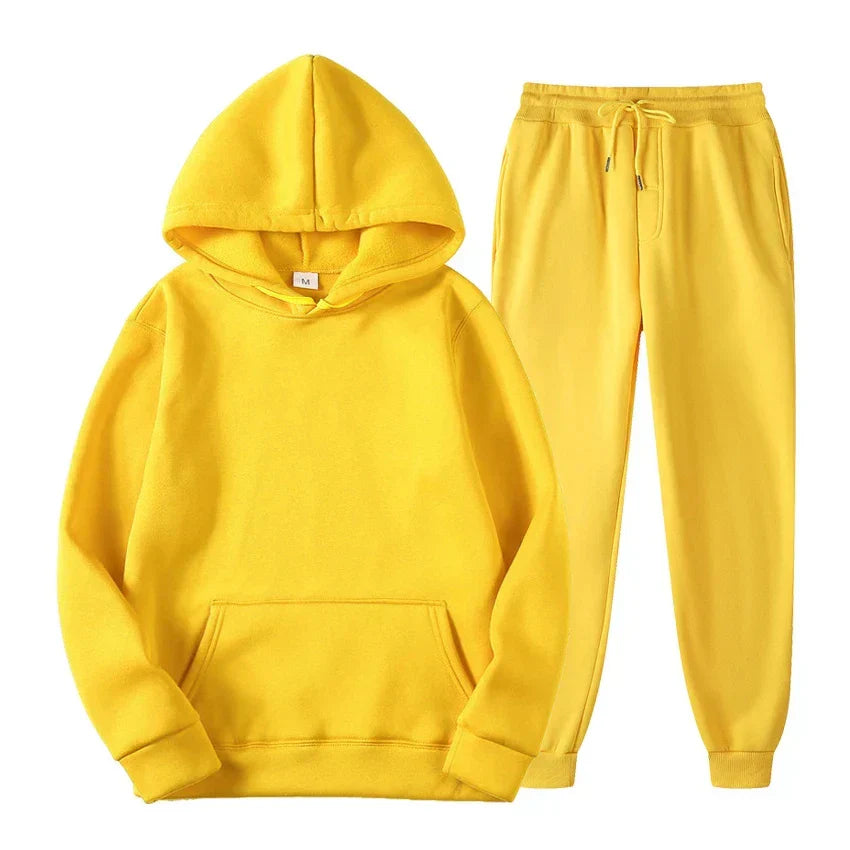 Ensemble survêtement hiver homme isolé - Polaire - Capuche - Sportif