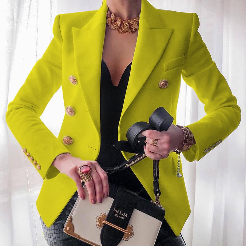 Harper Blazer Femme Élégant – Veste Chic Confortable en Tissu Premium pour Look Décontracté