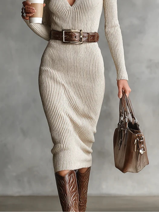 Joralyssa™ - Robe Midi Sculptante