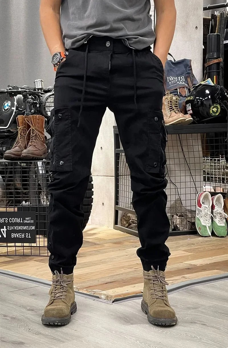 David Pantalon Homme – Pantalon Cargo Stretch avec Spandex Confortable & Polyvalent
