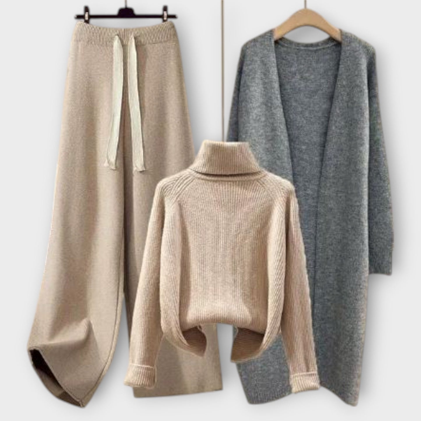 Bruna - 3-Piece Luxury Knit Lounge Set