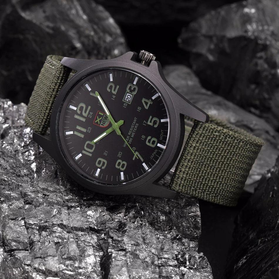 Zegarek Outdoorowy w Stylu Militarnym – Wytrzymały i Wodoodporny 0