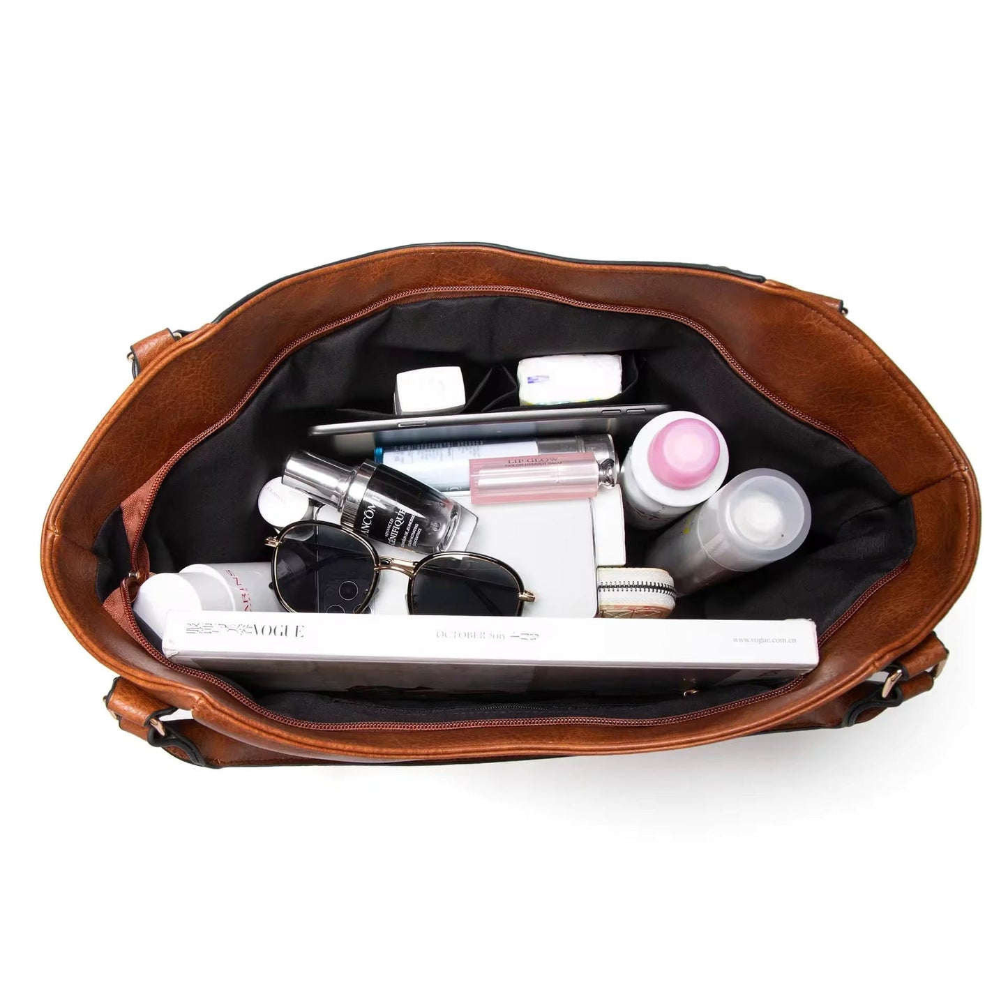 Adeline | Bolsa Tote em Couro Premium Espaçosa de Luxo - Ines Braga
