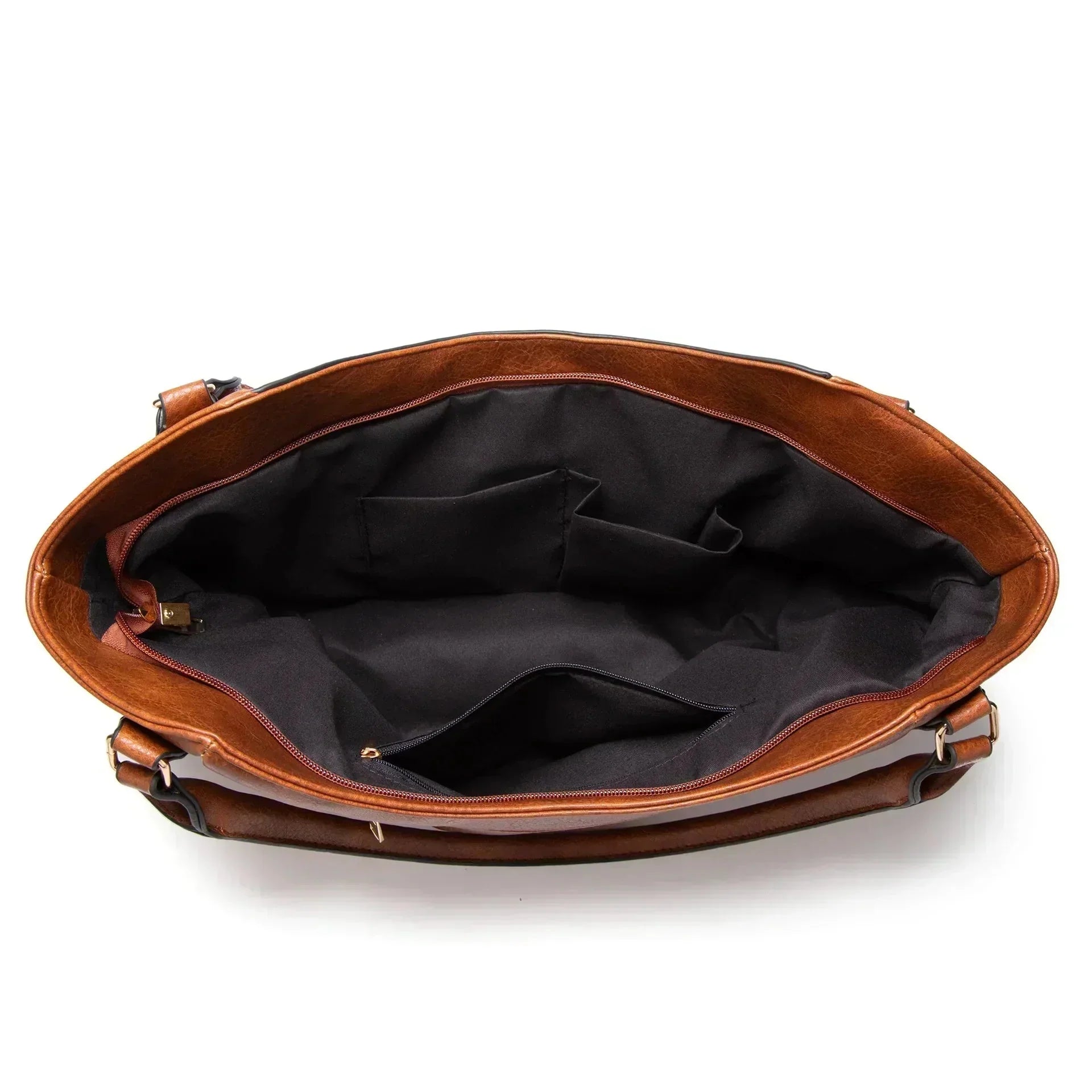 Adeline | Bolsa Tote em Couro Premium Espaçosa de Luxo - Ines Braga