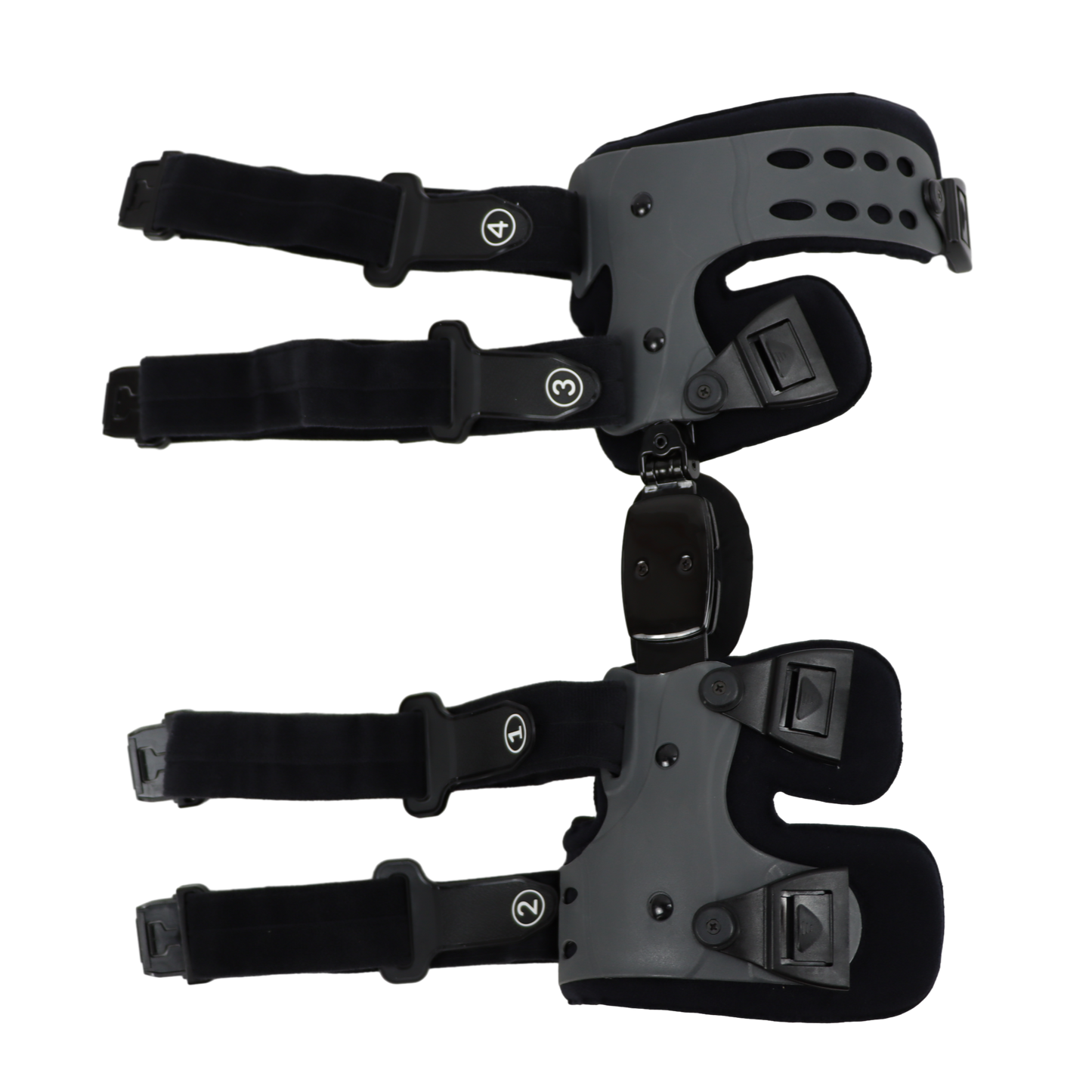 Adjustable Knee Brace – KneeEase-Black - Left Leg-State of Style