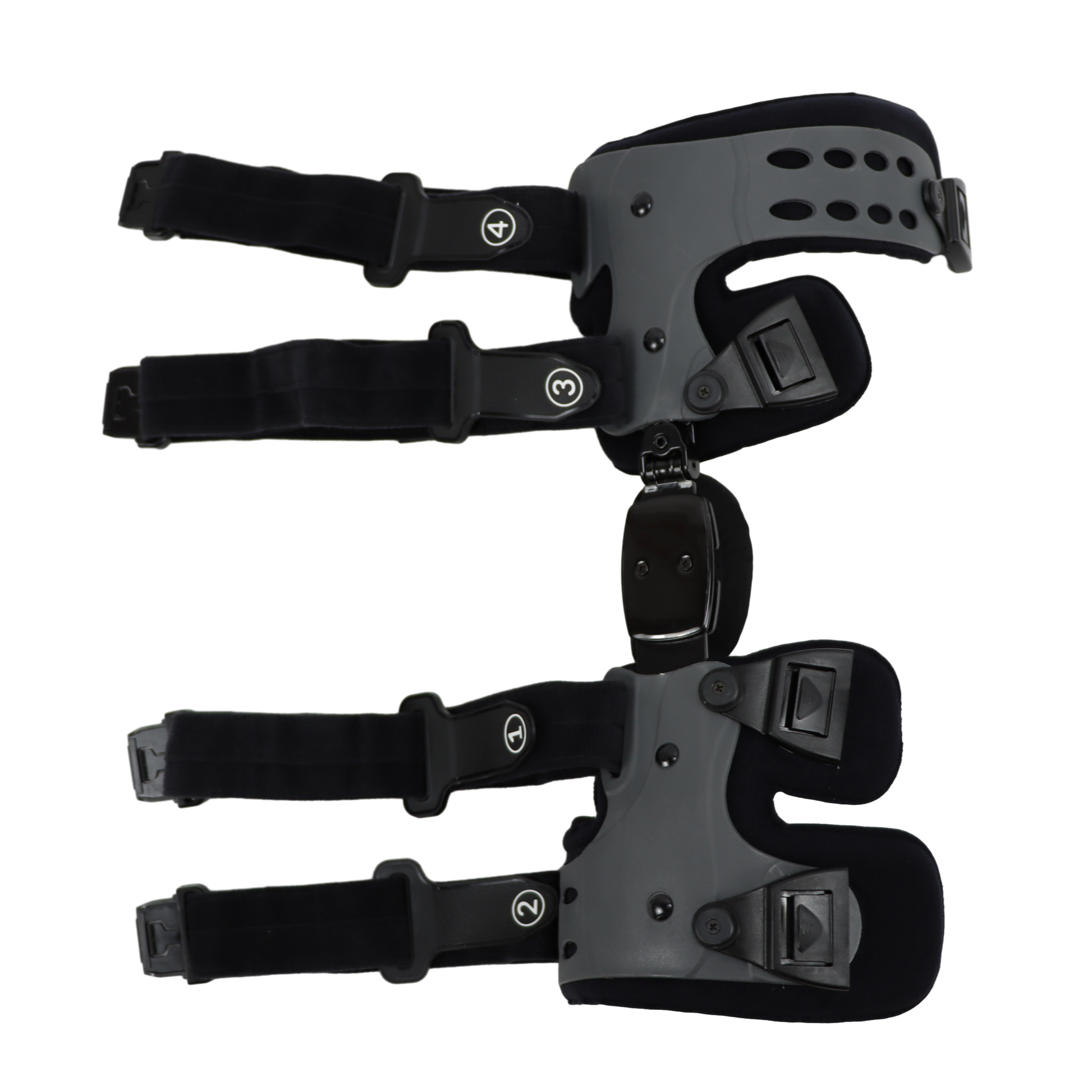 Adjustable Knee Brace – KneeEase-Black - Left Leg-State of Style