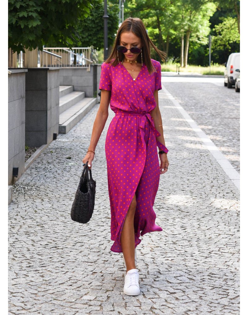 Amelie – Vestido Midi Floral Ajustável e Confortável - Ines Braga
