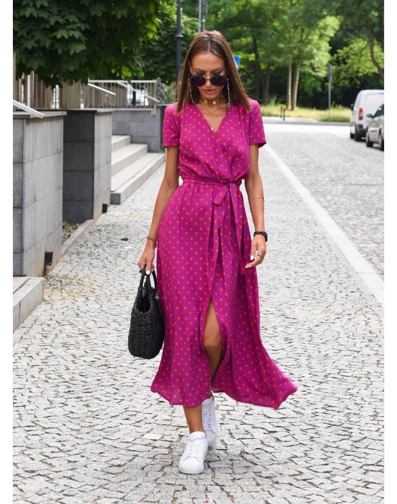 Amelie – Vestido Midi Floral Ajustável e Confortável - Ines Braga