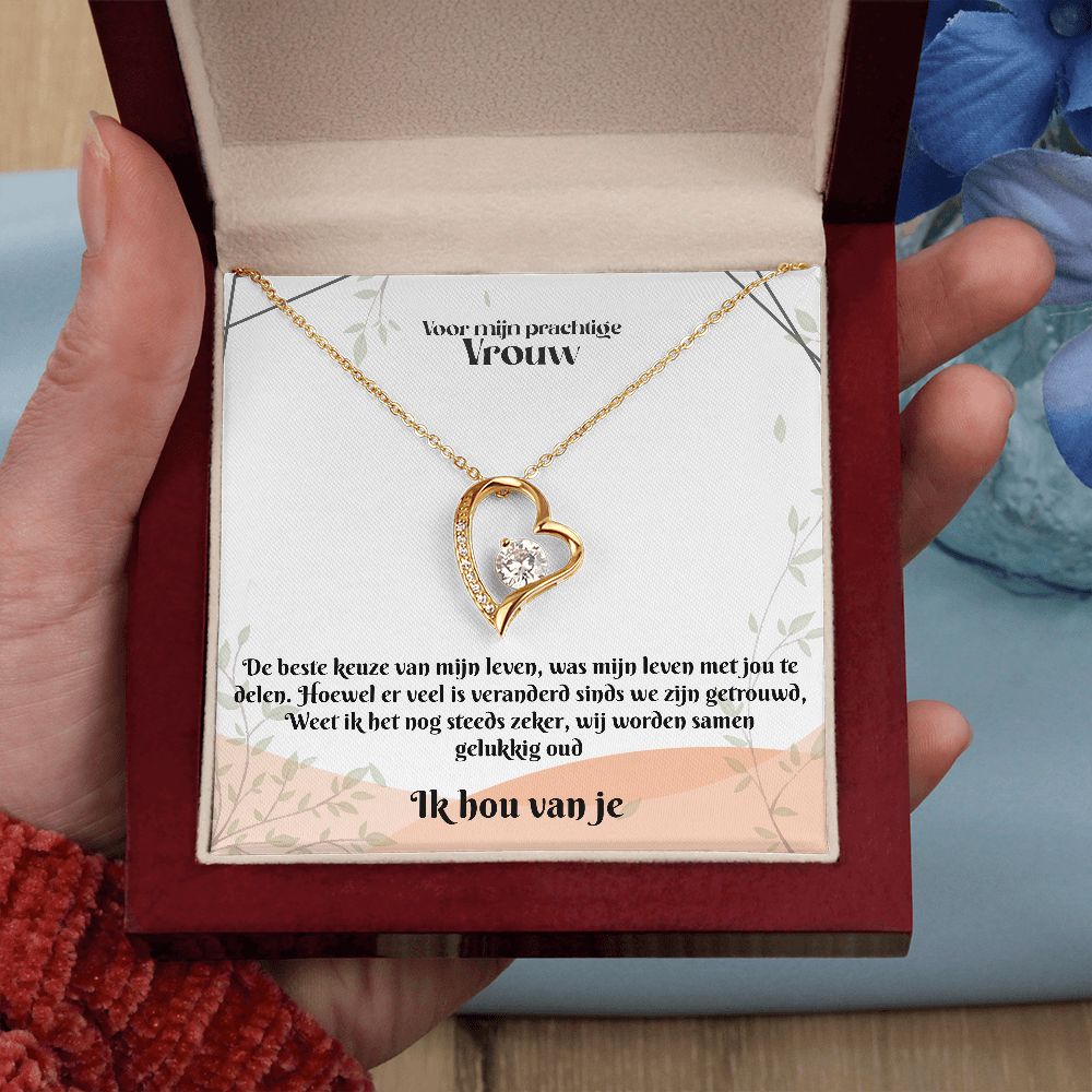 Voor mijn Vrouw | Ik Hou Van Je | Mijn Leven | Hart Ketting