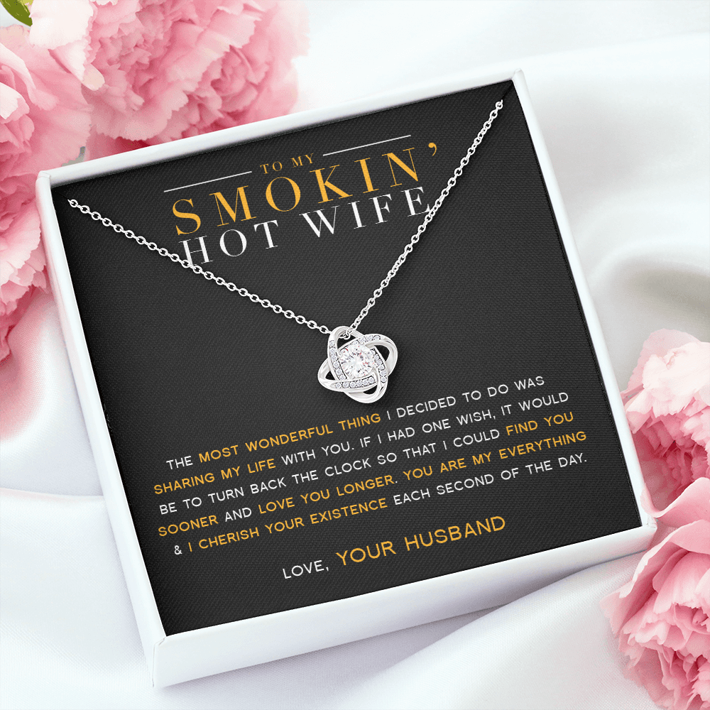 To My Wife - My Everything Love Knot Necklace