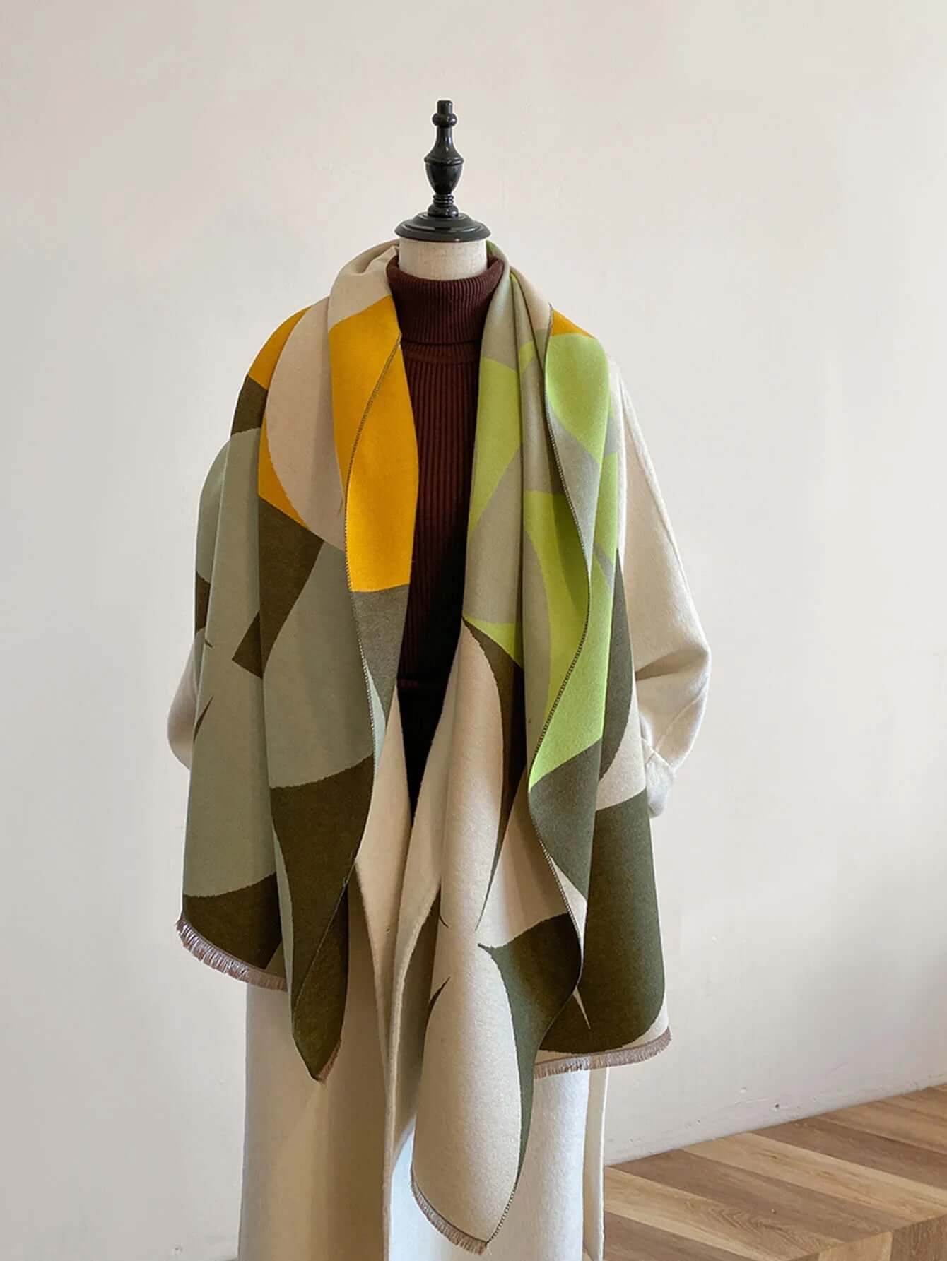 Women’s Reversible Winter Scarf – Soft & Warm Wrap