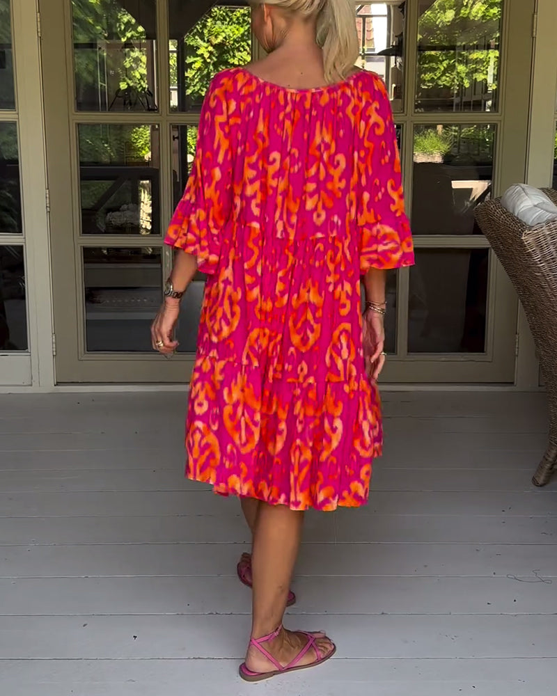 Coralie | Soft Relaxed Print Dress