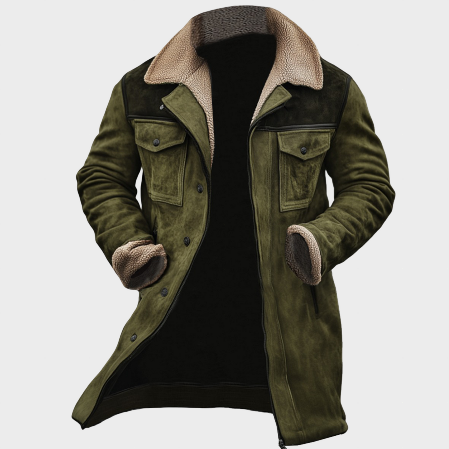 Kraveno - Vintage outdoor kabát s mnoha kapsami