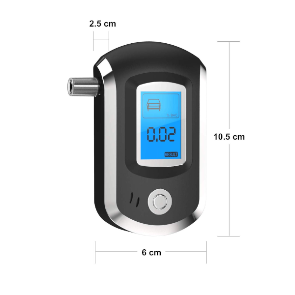 Breathalysers Portable Mini Alcohol Tester With Digital Lcd Display