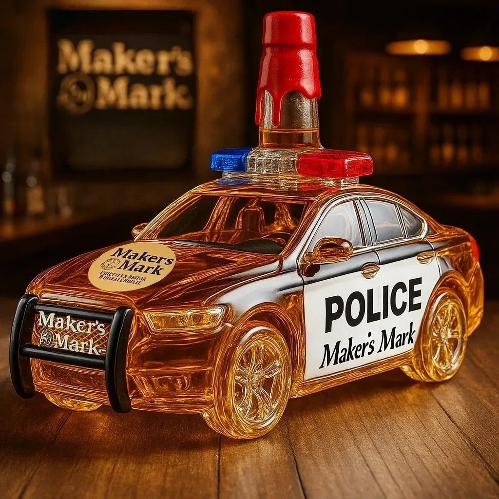 PolizeiPourer™ / Whiskeyflasche Aus Amberglas