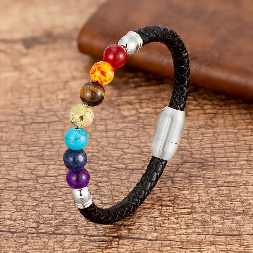 Mantieni i tuoi chakra in equilibrio - Separare Argento - BRACELETS mens bracelet - Concept Palermo