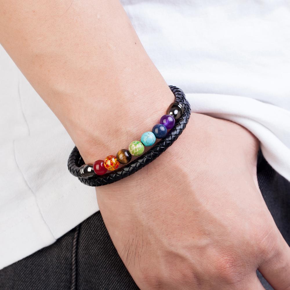 Mantieni i tuoi chakra in equilibrio - - BRACELETS mens bracelet - Concept Palermo
