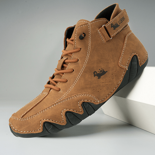 Eric Chaussures en Cuir à Lacets pour Homme – Baskets de Bureau Respirantes et Confortables pour Tous les Jours