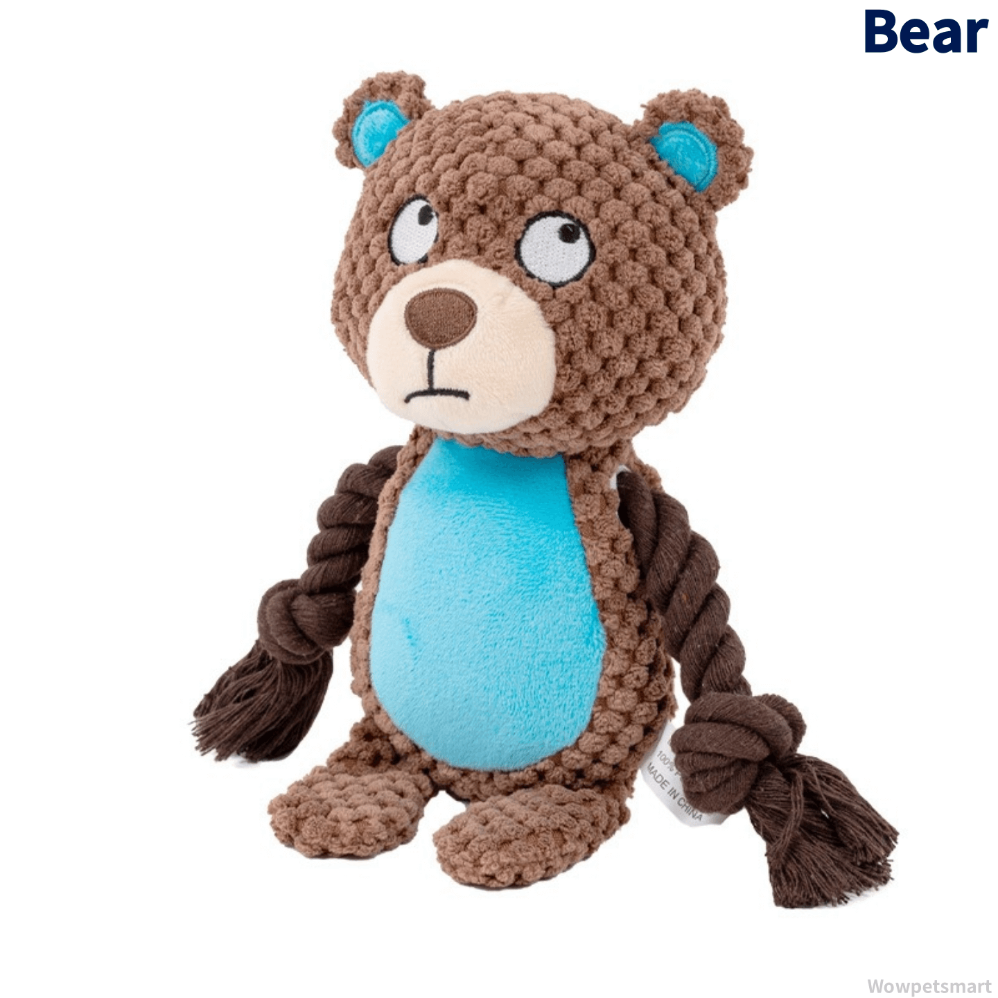 Dog Plush Wolf Toy | Durable Chew Companion – For Strong Chewers