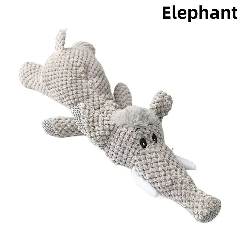 Dog Plush Wolf Toy | Durable Chew Companion – For Strong Chewers