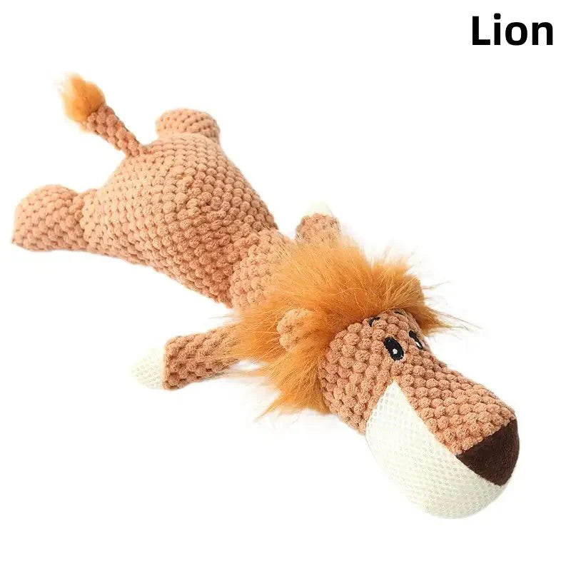 Dog Plush Wolf Toy | Durable Chew Companion – For Strong Chewers