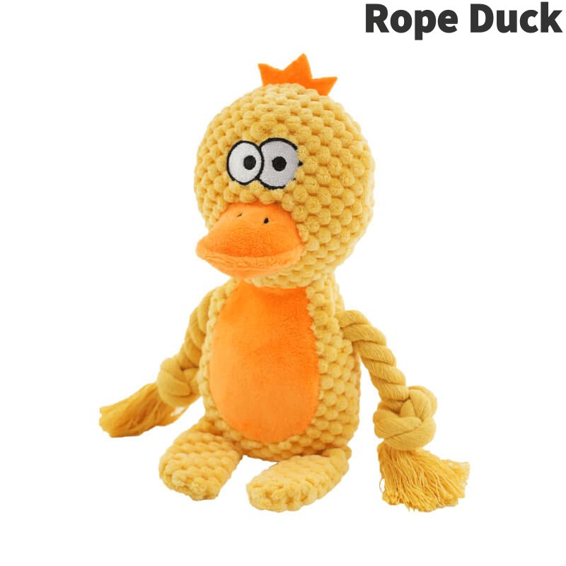 Dog Rope Plush Toy | Durable Tug & Chew – For Strong Chewers