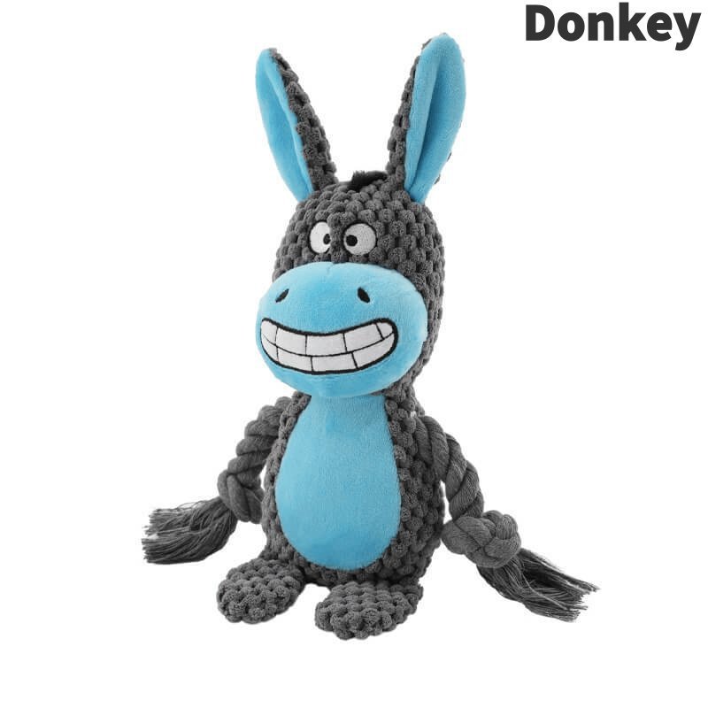 Dog Rope Plush Toy | Durable Tug & Chew – For Strong Chewers