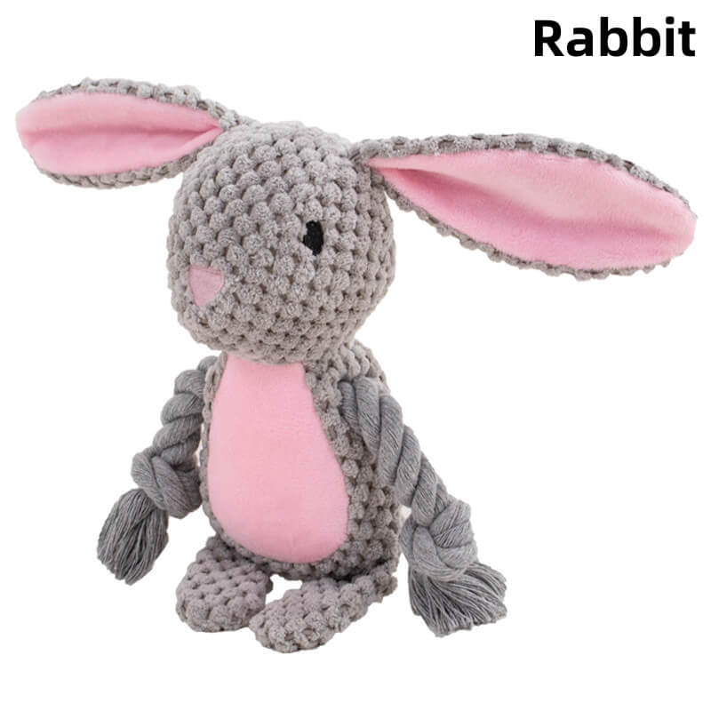 Dog Rope Plush Toy | Durable Tug & Chew – For Strong Chewers