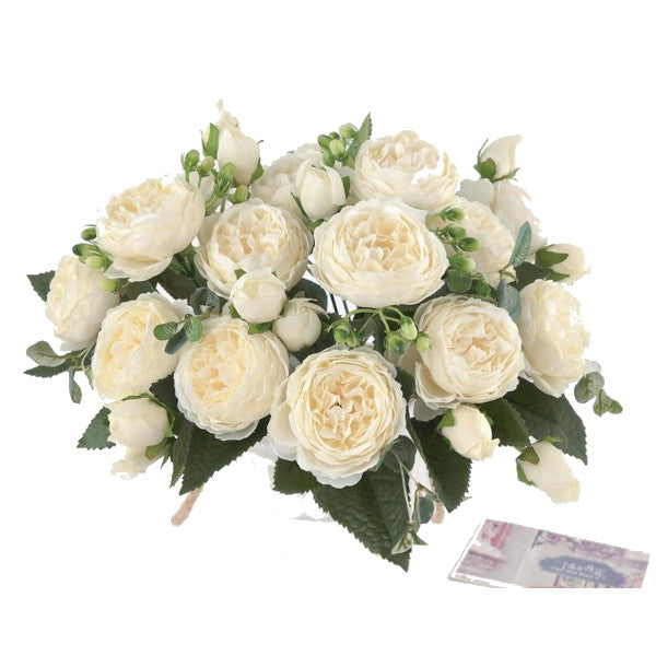 Colourful Peonies Artificial Flowers Decor