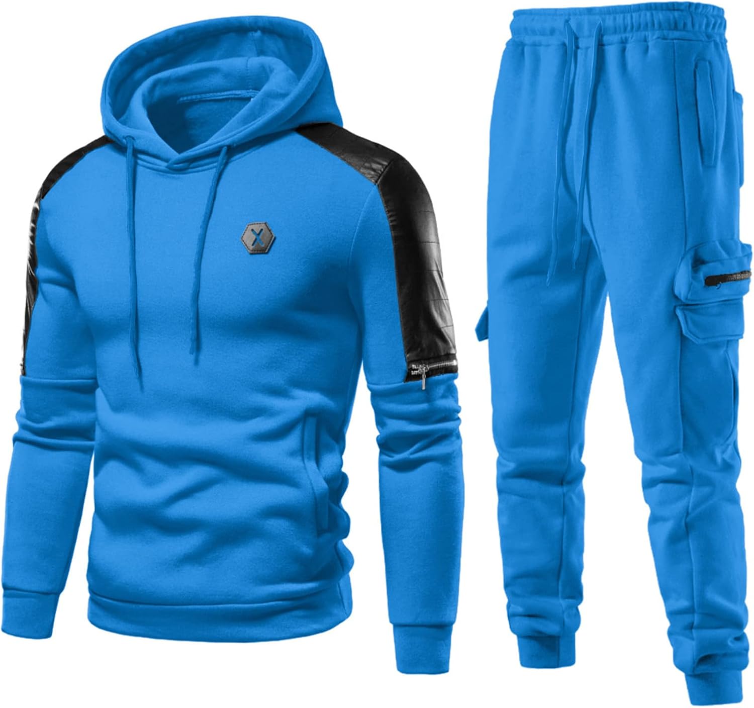 Comfortable Men's Tracksuit with Hoodie - Jason-Beige-S-State of Style