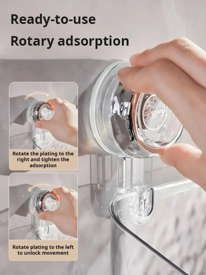 PureVante™ No-Drill Organizer — Turn Bathroom Chaos Into Calm, Clutter-Free Bliss Instantly