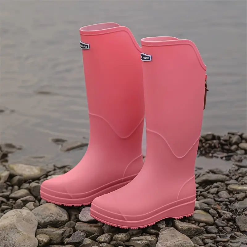 Ladies waterproof rain boots made of PVC with non-slip sole – Corina