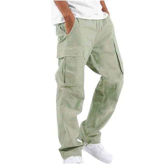 Pantaloni cargo Daan Uomo - Verde chiaro - cargo pants - Concept Palermo