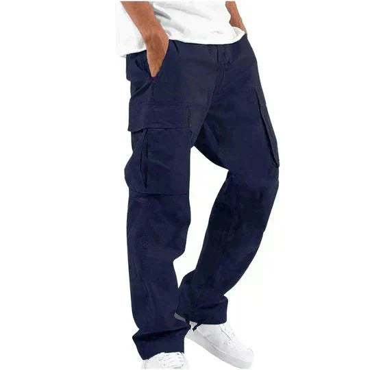 Pantaloni cargo Daan Uomo - Blu scuro - cargo pants - Concept Palermo